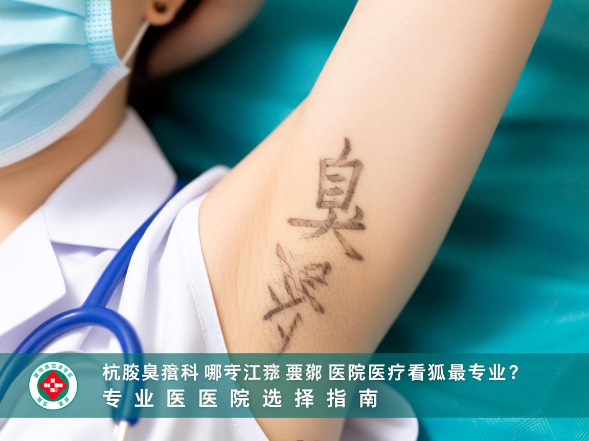 杭州腋秀腋臭专科，浙江哪家医院看狐臭最专业？专业医院选择指南
