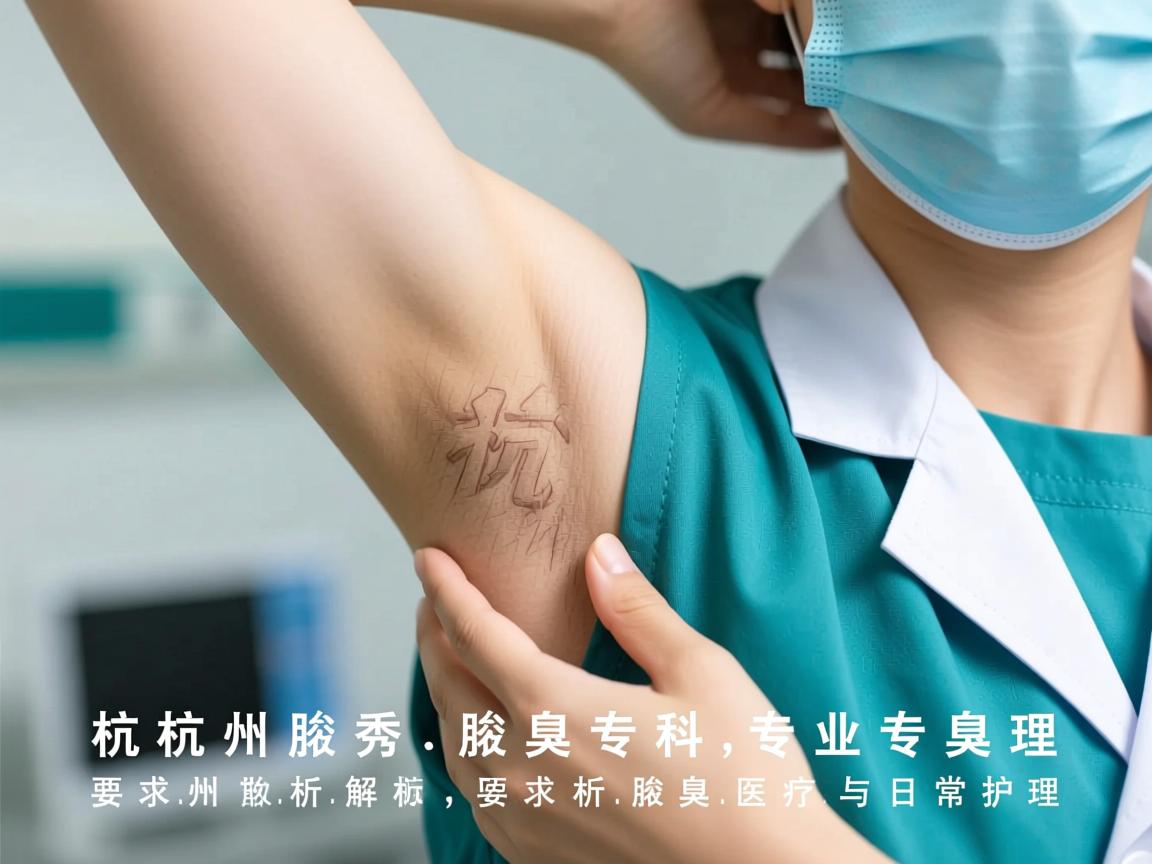 杭州腋秀腋臭专科，专业解析腋臭医疗与日常护理