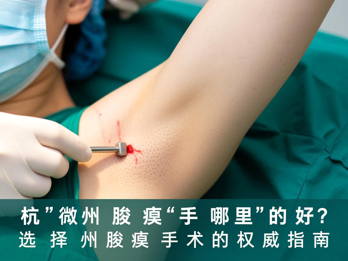 杭州腋臭手术哪里做的好?选择杭州腋臭手术的权威指南 杭州腋臭手术哪里做的好?选择杭州腋臭手术的权威指南