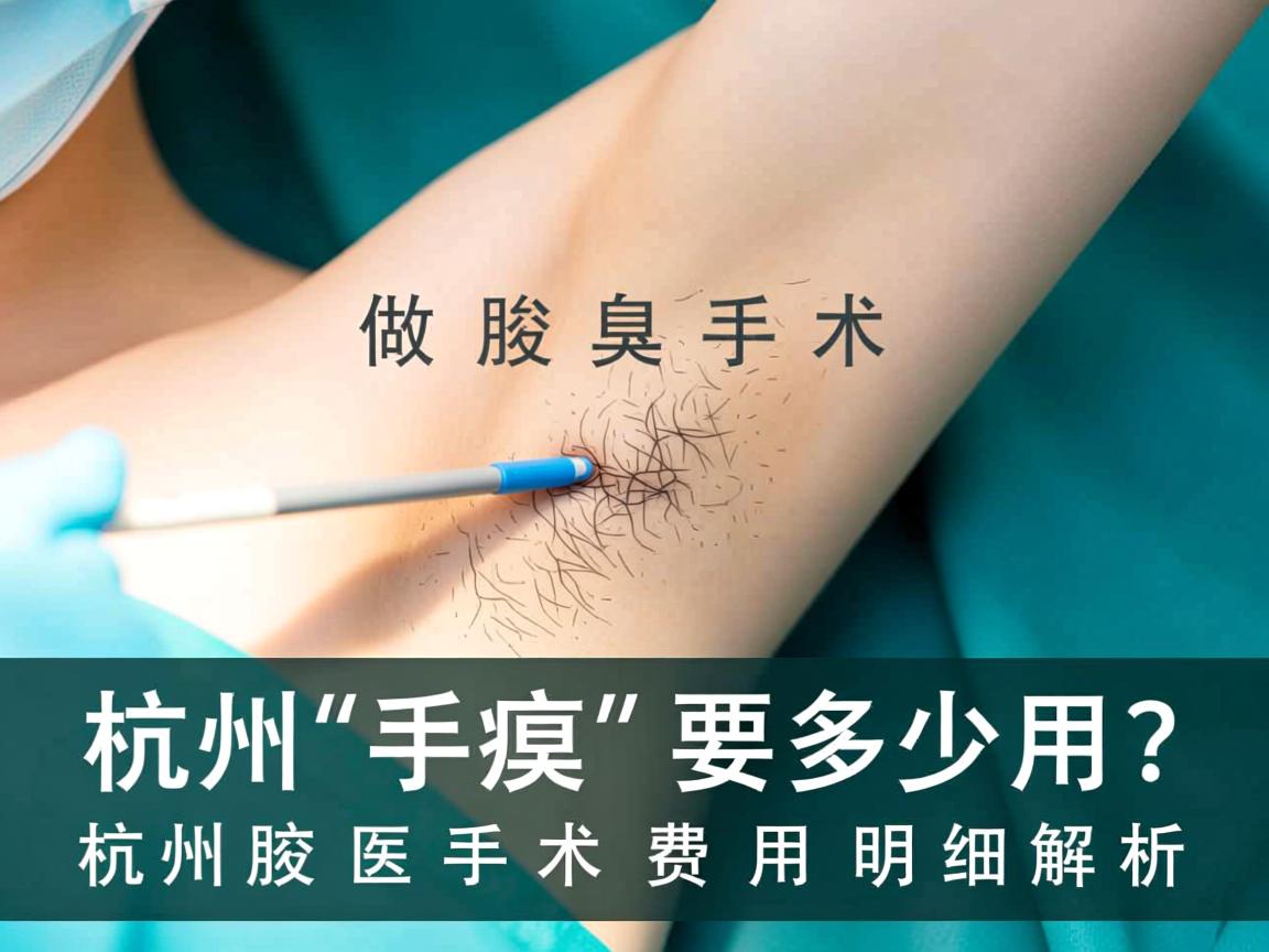 在杭州做腋臭手术要多少费用?杭州腋臭手术费用明细解析 在杭州做腋臭手术要多少费用?杭州腋臭手术费用明细解析