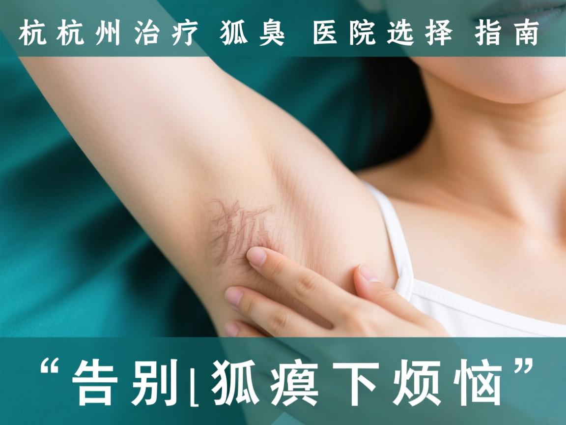 杭州治疗狐臭医院选择指南,专业狐臭医疗,告别腋下烦恼 杭州治疗狐臭医院选择指南,专业狐臭医疗,告别腋下烦恼