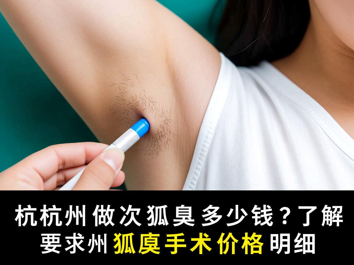 杭州做次狐臭多少钱?了解杭州狐臭手术价格明细 杭州做次狐臭多少钱?了解杭州狐臭手术价格明细
