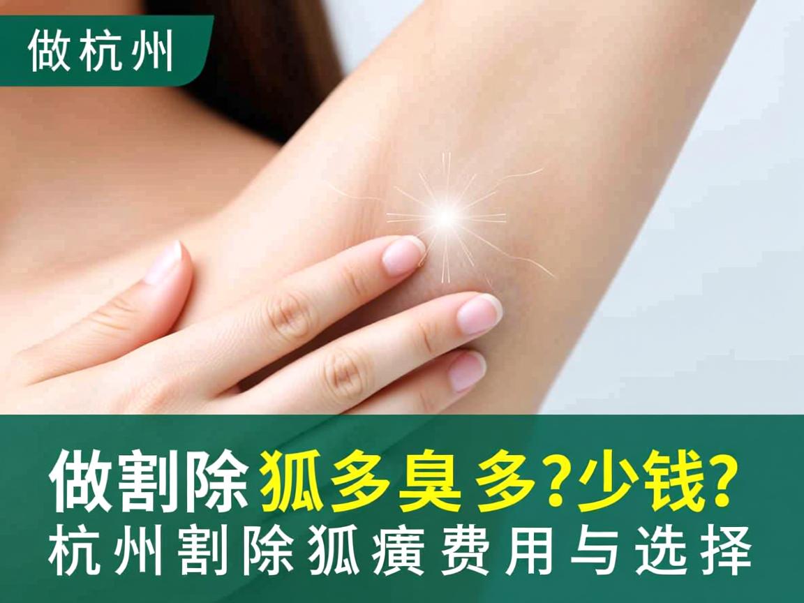 杭州做割除狐臭多少钱?详解杭州割除狐臭费用与选择 杭州做割除狐臭多少钱?详解杭州割除狐臭费用与选择