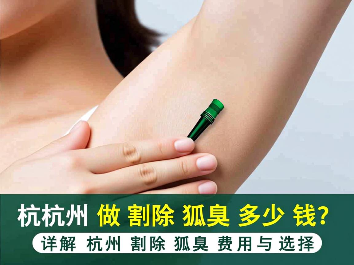 杭州做割除狐臭多少钱?详解杭州割除狐臭费用与选择 杭州做割除狐臭多少钱?详解杭州割除狐臭费用与选择