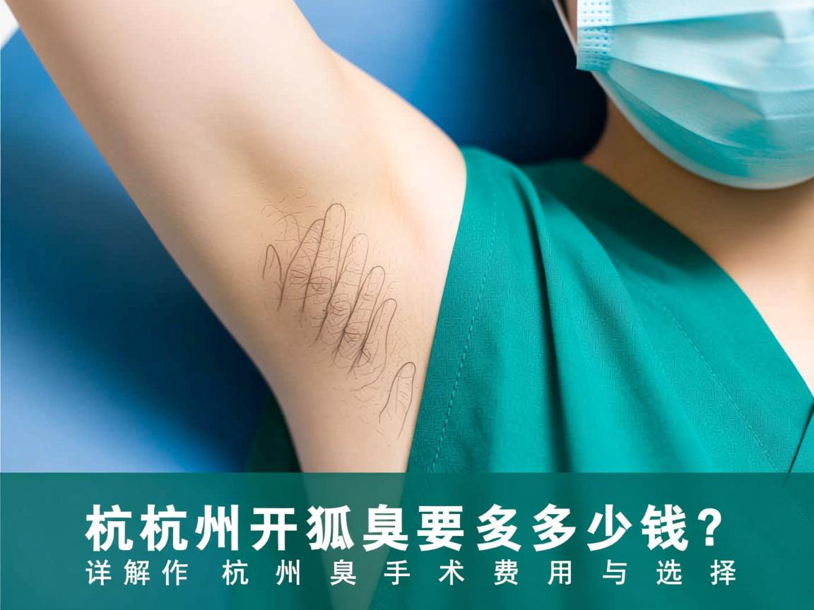 杭州开狐臭要多少钱?详解杭州狐臭手术费用与选择 杭州开狐臭要多少钱?详解杭州狐臭手术费用与选择