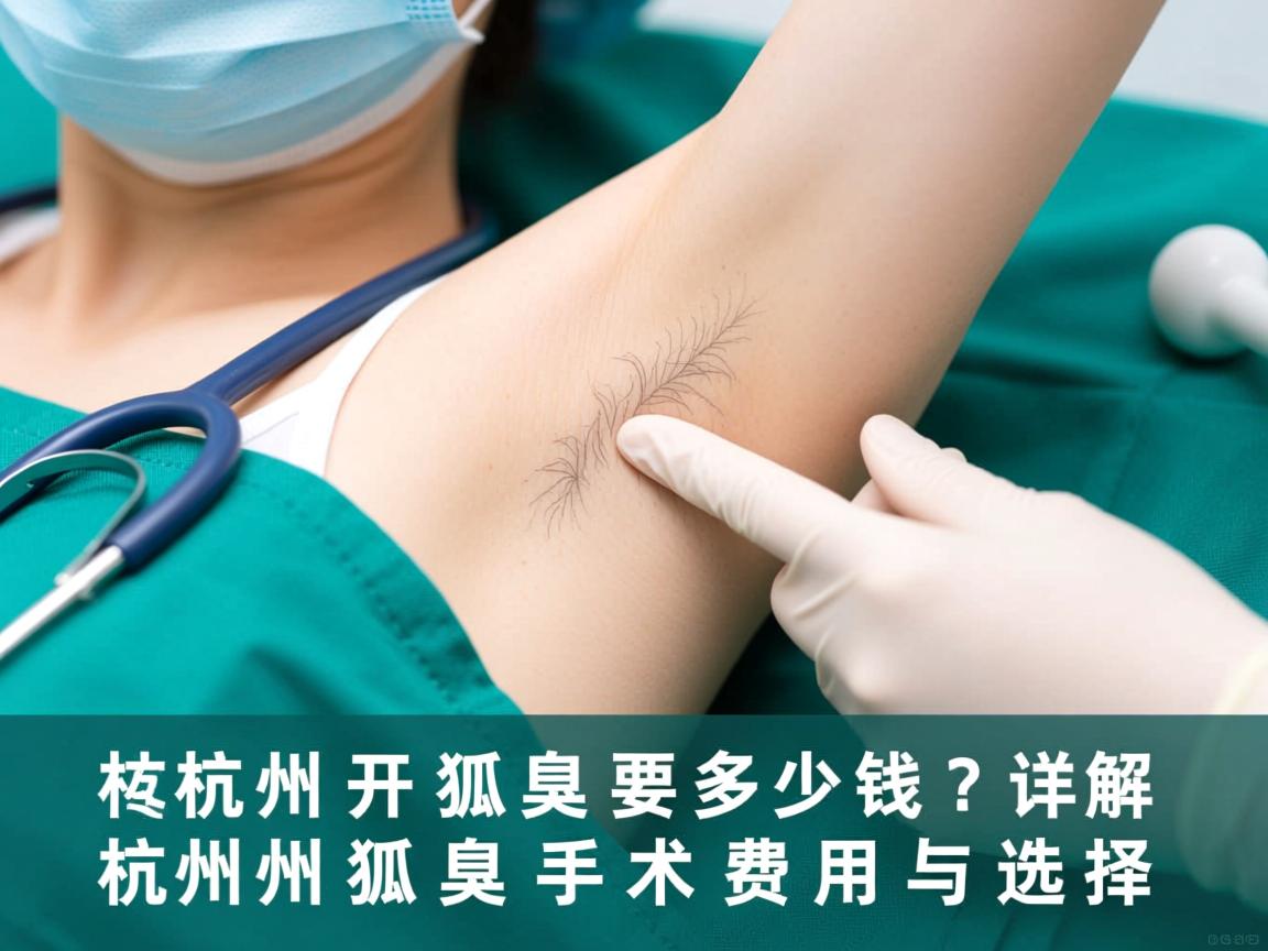 杭州开狐臭要多少钱?详解杭州狐臭手术费用与选择 杭州开狐臭要多少钱?详解杭州狐臭手术费用与选择