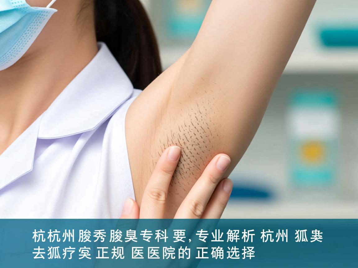 杭州腋秀腋臭专科,专业解析杭州去狐臭正规医院的正确选择 杭州腋秀腋臭专科,专业解析杭州去狐臭正规医院的正确选择