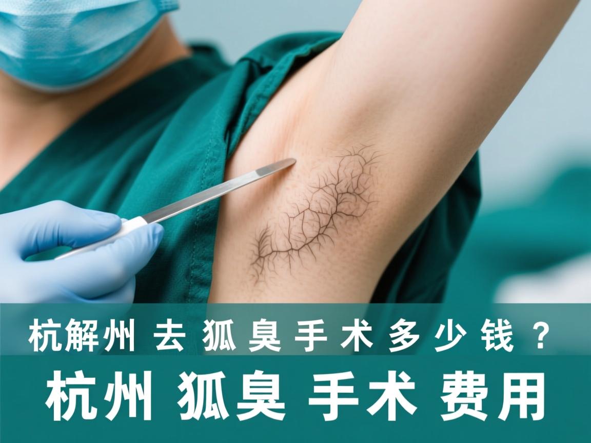 杭州去狐臭手术多少钱?详解杭州狐臭手术费用 杭州去狐臭手术多少钱?详解杭州狐臭手术费用