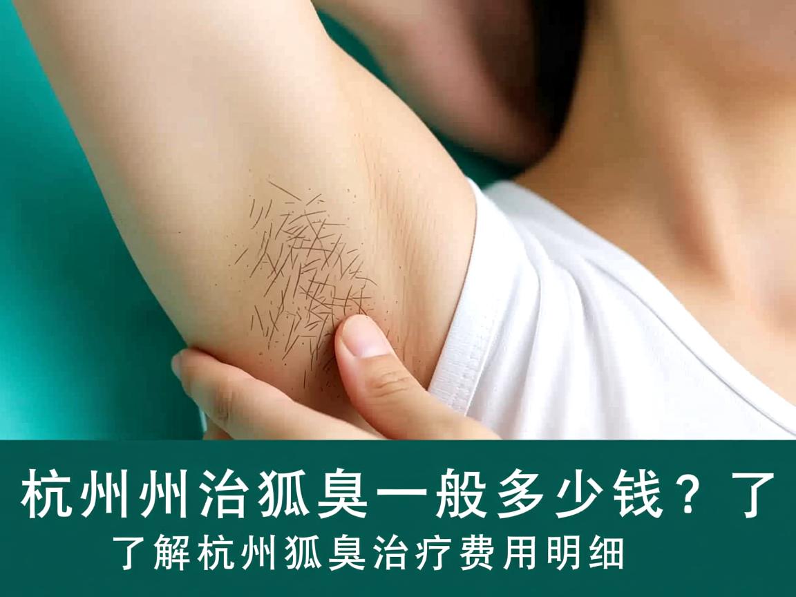杭州治狐臭一般多少钱?了解杭州狐臭治疗费用明细 杭州治狐臭一般多少钱?了解杭州狐臭治疗费用明细