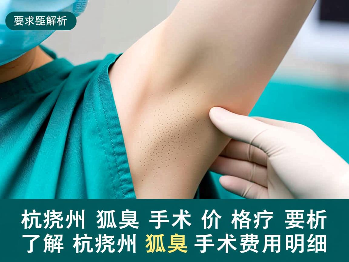 杭州狐臭手术价格解析,了解杭州狐臭手术费用明细 杭州狐臭手术价格解析,了解杭州狐臭手术费用明细