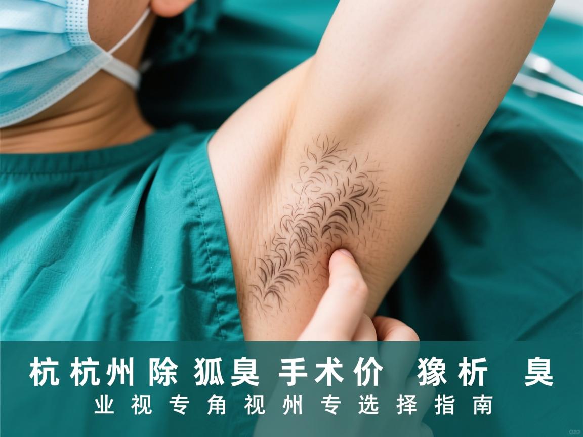 杭州除狐臭手术价格解析，专业视角下的杭州除狐臭选择指南