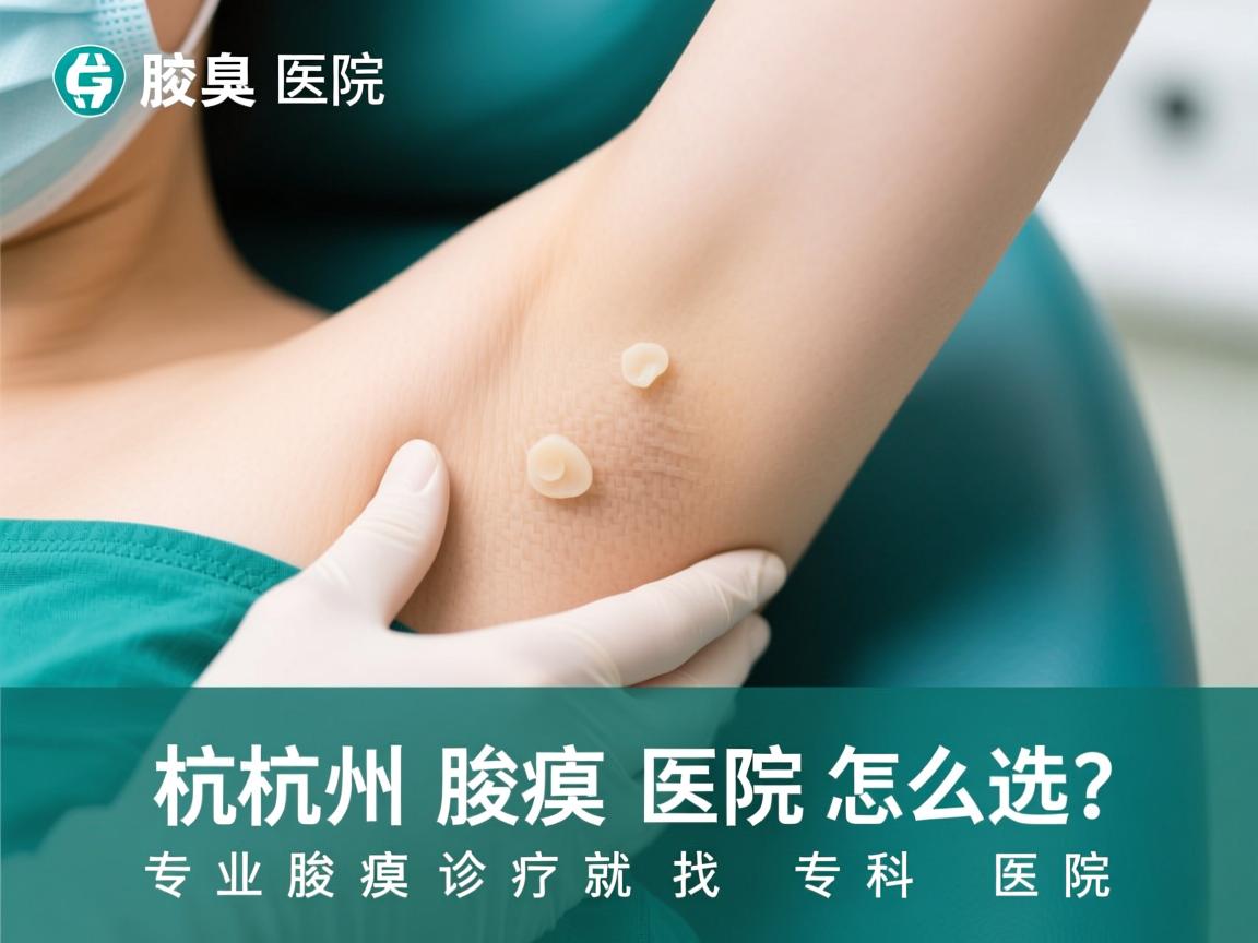 杭州腋臭医院怎么选？专业腋臭诊疗就找专科医院