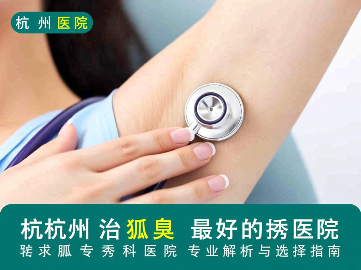 杭州治狐臭最好的医院，杭州腋秀专科医院专业解析与选择指南