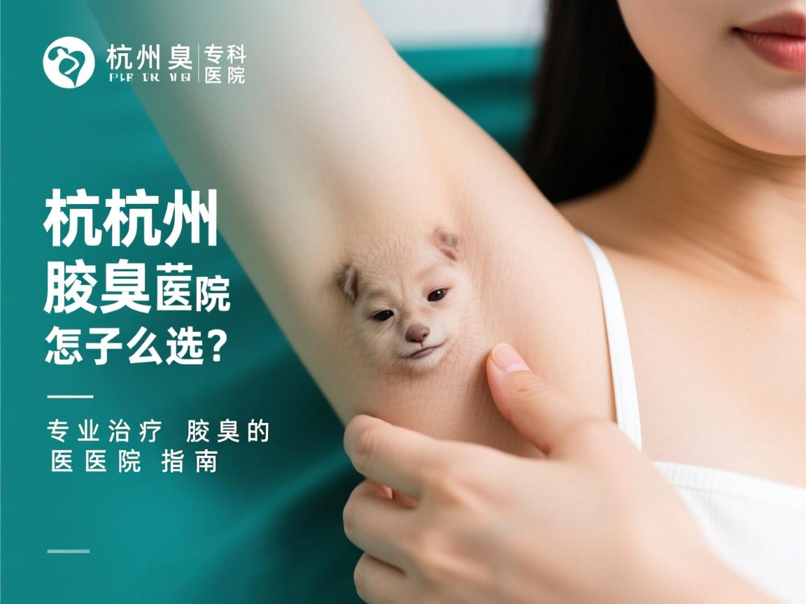 杭州腋臭专科医院怎么选？专业治疗腋臭的医院指南