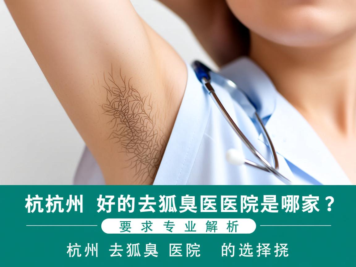 杭州最好的去狐臭医院是哪家？专业解析杭州去狐臭医院的选择
