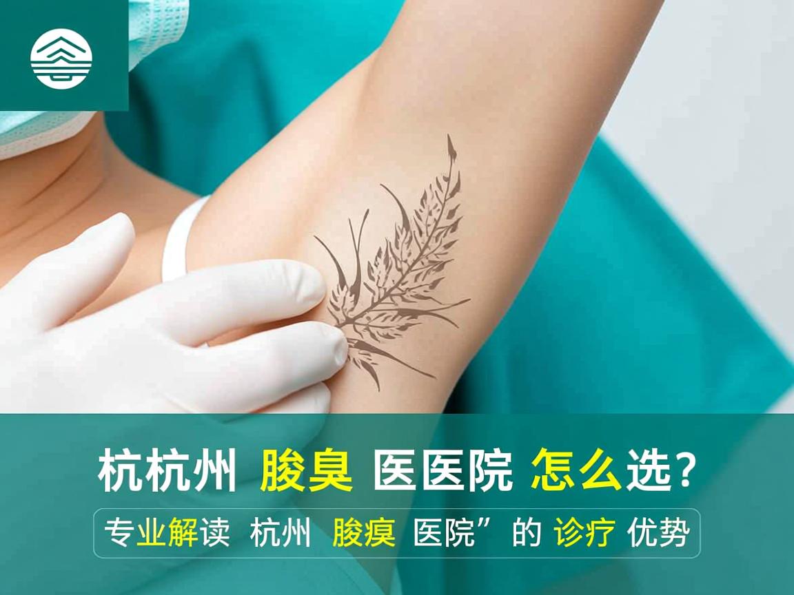 杭州腋臭医院怎么选？专业解读杭州腋臭医院的诊疗优势