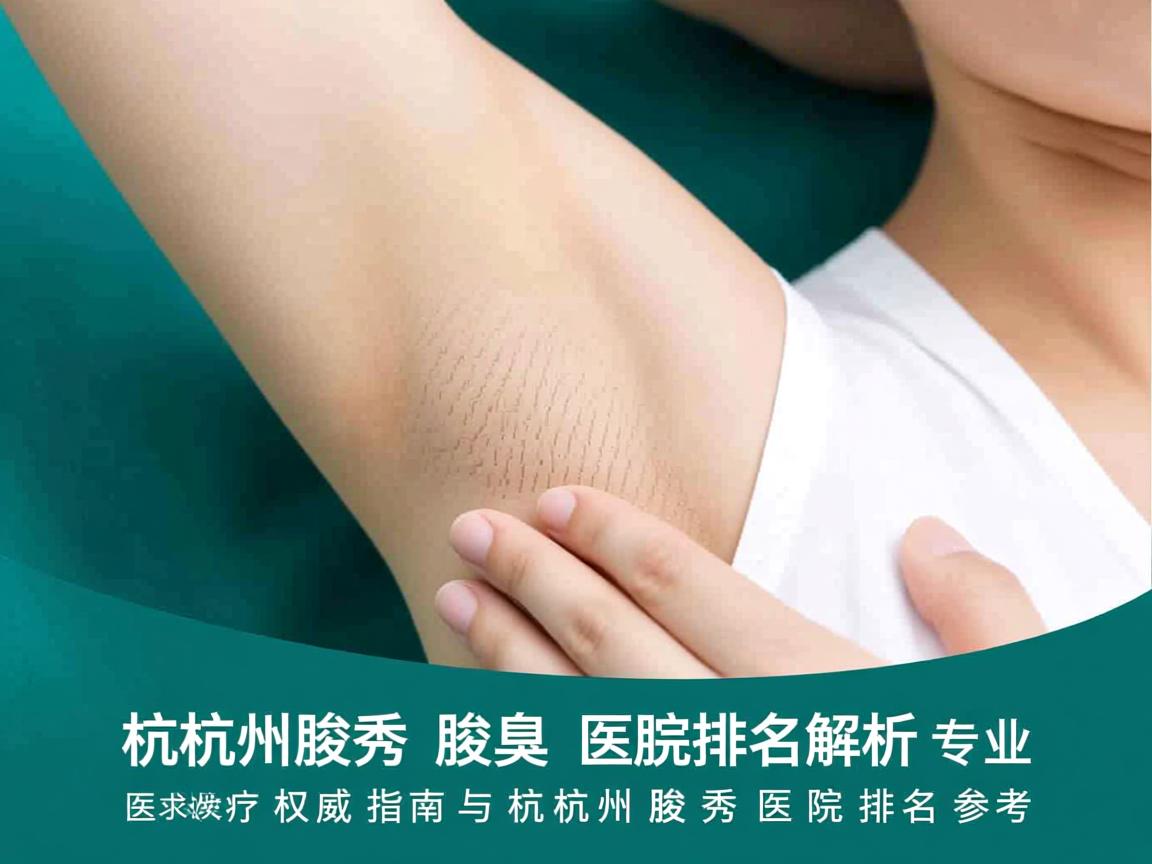 杭州腋秀腋臭医院排名解析,专业腋臭医疗的权威指南与杭州腋秀医院排名参考 杭州腋秀腋臭医院排名解析,专业腋臭医疗的权威指南与杭州腋秀医院排名参考