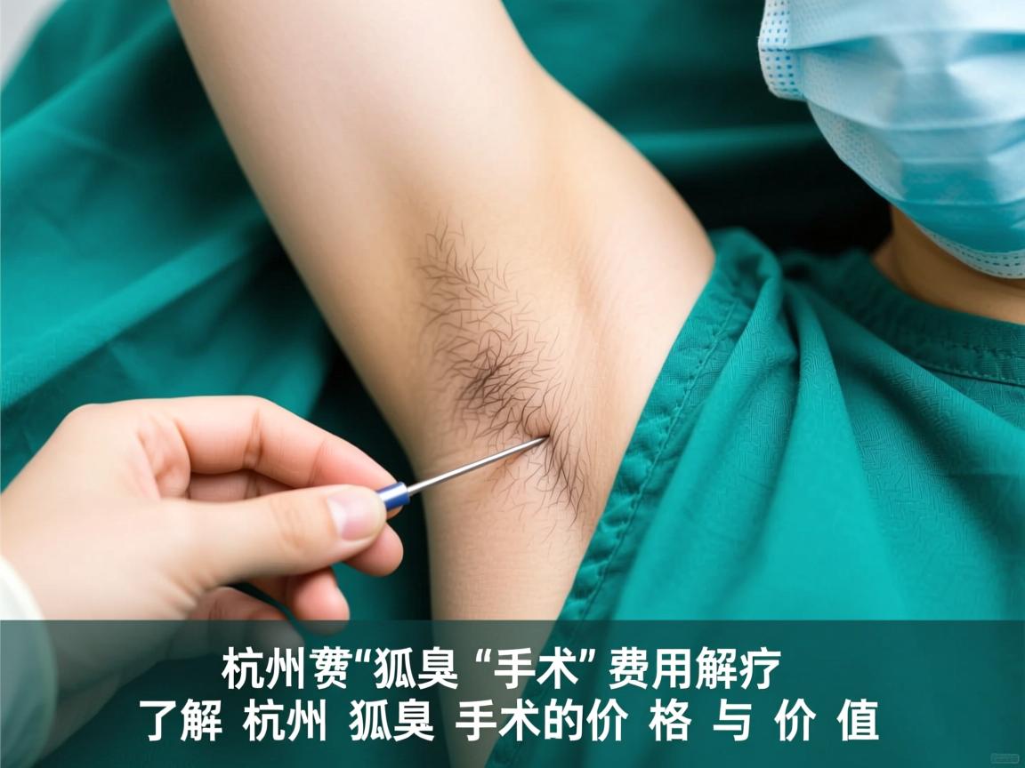 杭州狐臭手术费用解析，了解杭州狐臭手术的价格与价值