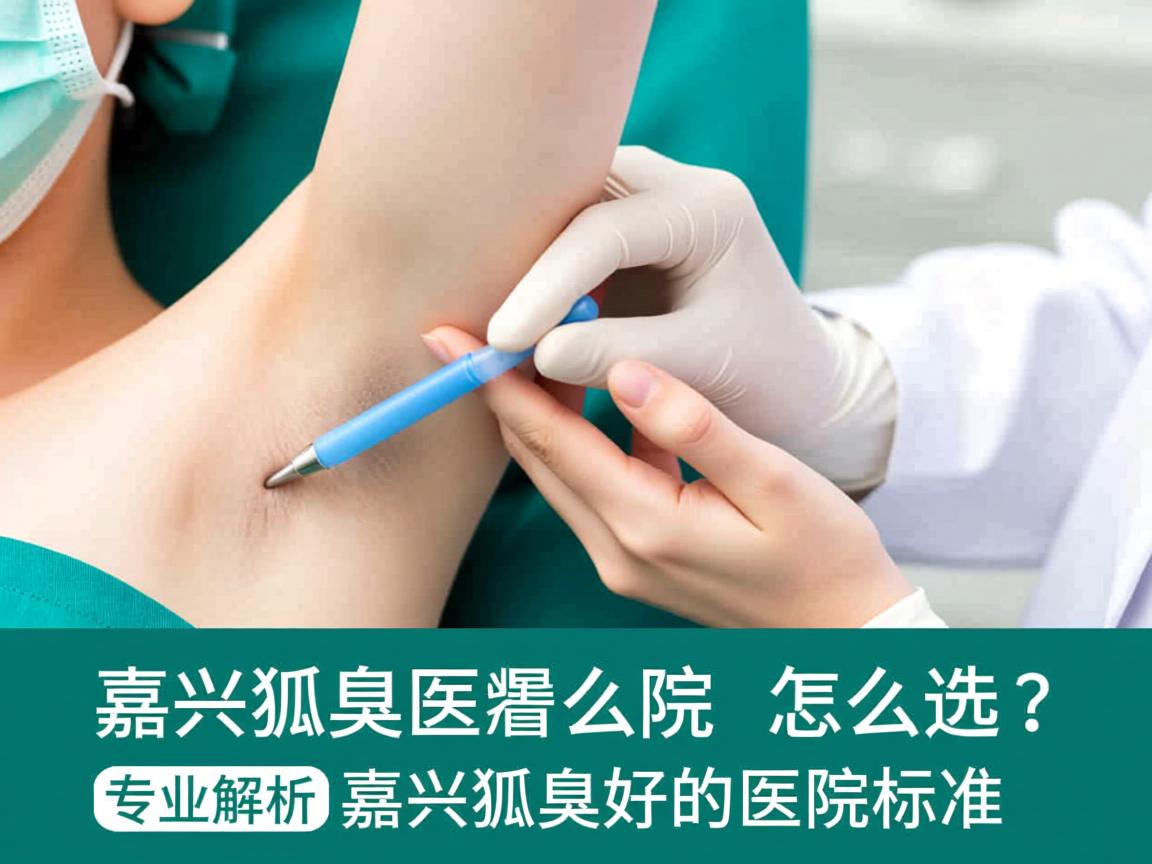 嘉兴狐臭医院怎么选？专业解析嘉兴看狐臭好的医院标准