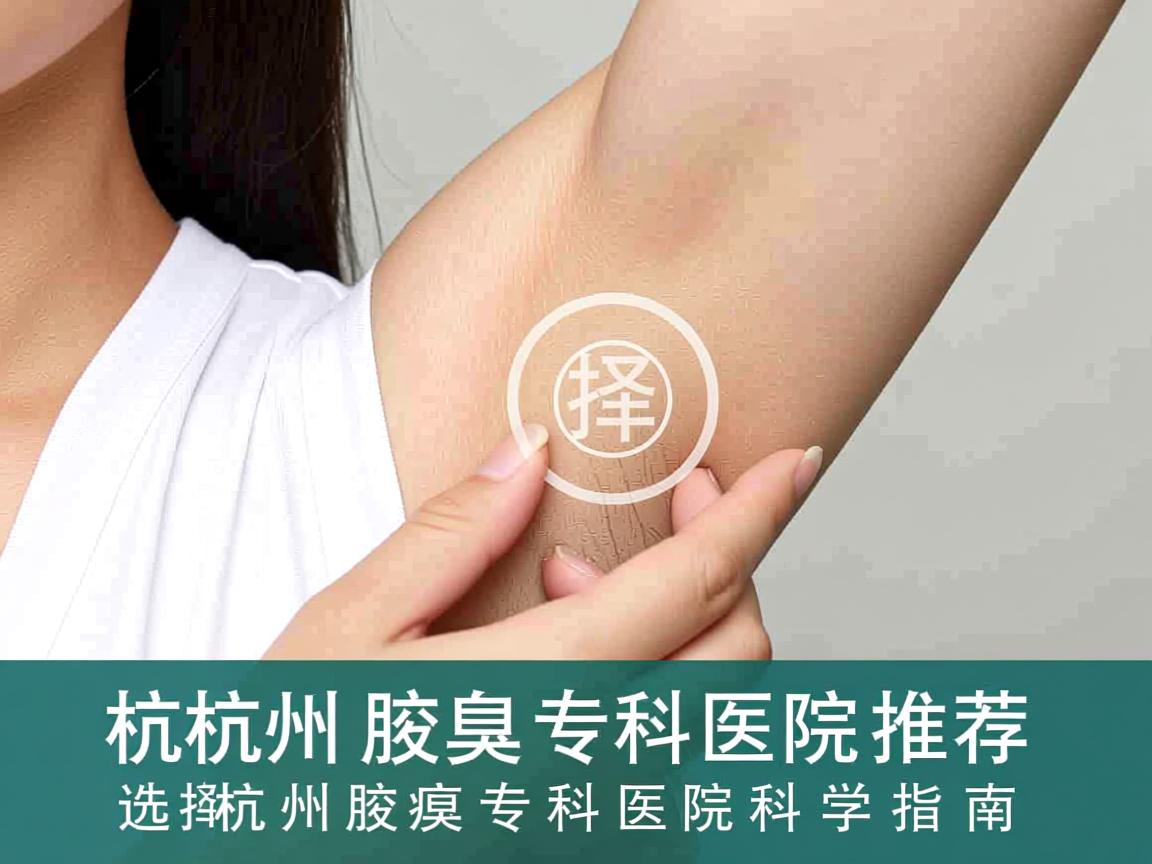 杭州腋臭专科医院推荐，选择杭州腋臭专科医院的科学指南