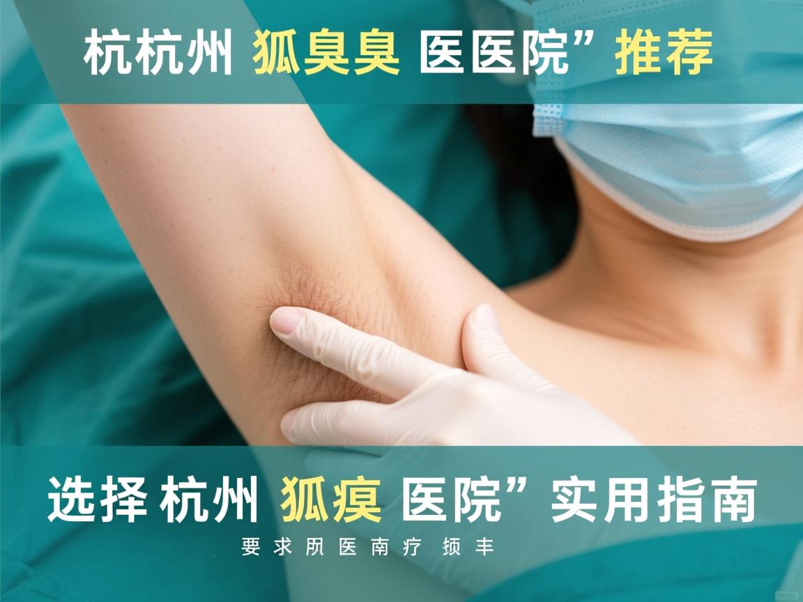 杭州狐臭医院推荐，选择杭州狐臭医院的实用指南