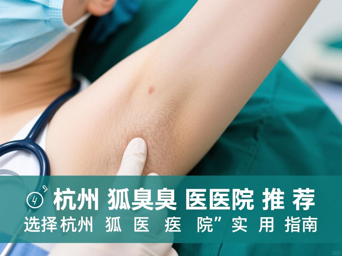 杭州狐臭医院推荐，选择杭州狐臭医院的实用指南