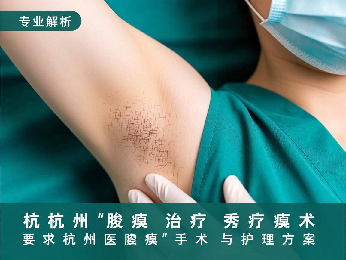 杭州腋臭治疗，专业解析杭州腋秀腋臭手术与护理方案