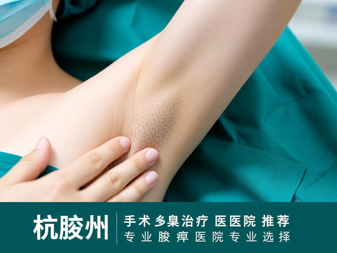 杭州腋臭手术治疗医院推荐，专业腋臭医院的专业选择