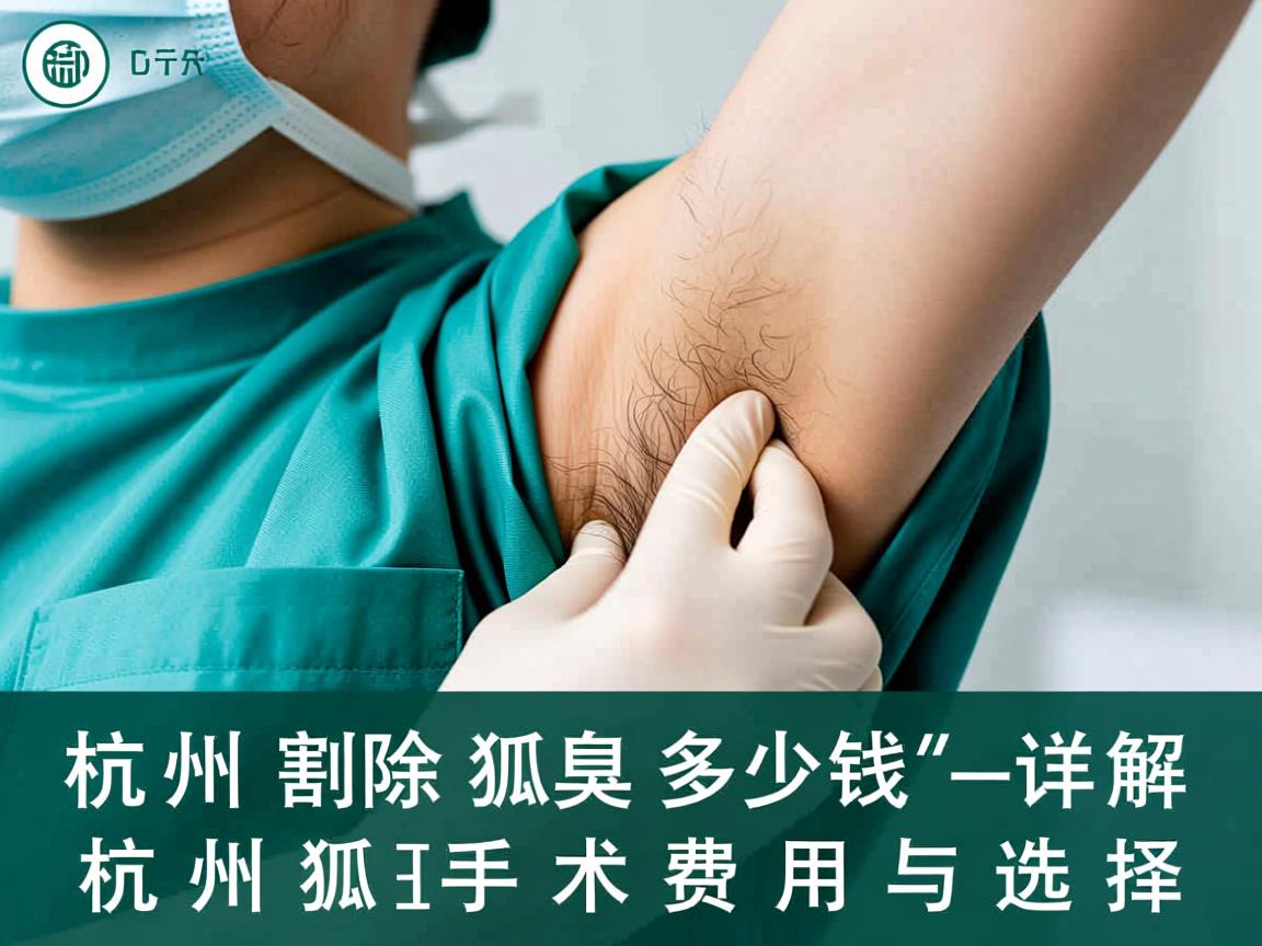 杭州割除狐臭多少钱，详解杭州狐臭手术费用与选择