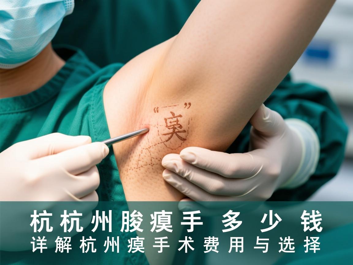 杭州腋臭手术多少钱，详解杭州腋臭手术费用与选择