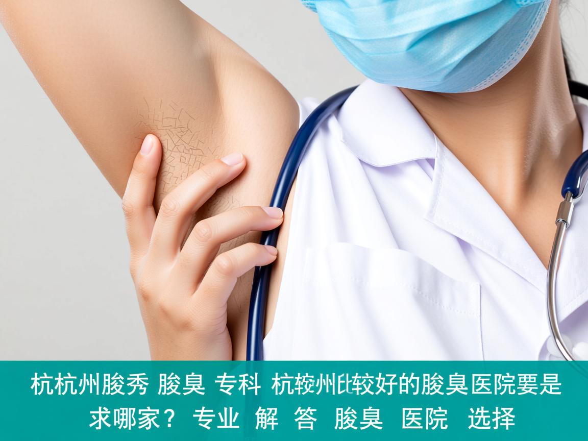 杭州腋秀腋臭专科，杭州比较好的腋臭医院是哪家？专业解答腋臭医院选择