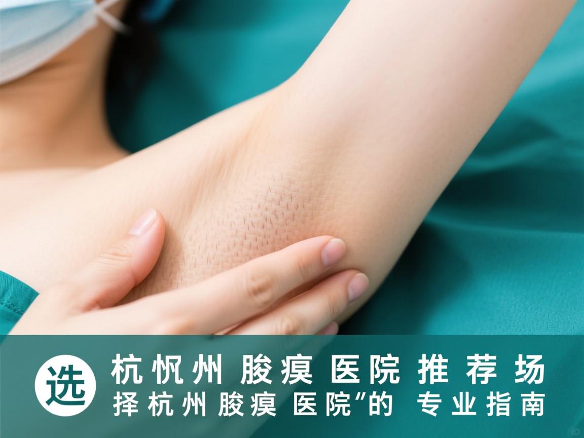 杭州腋臭医院推荐，选择杭州腋臭医院的专业指南