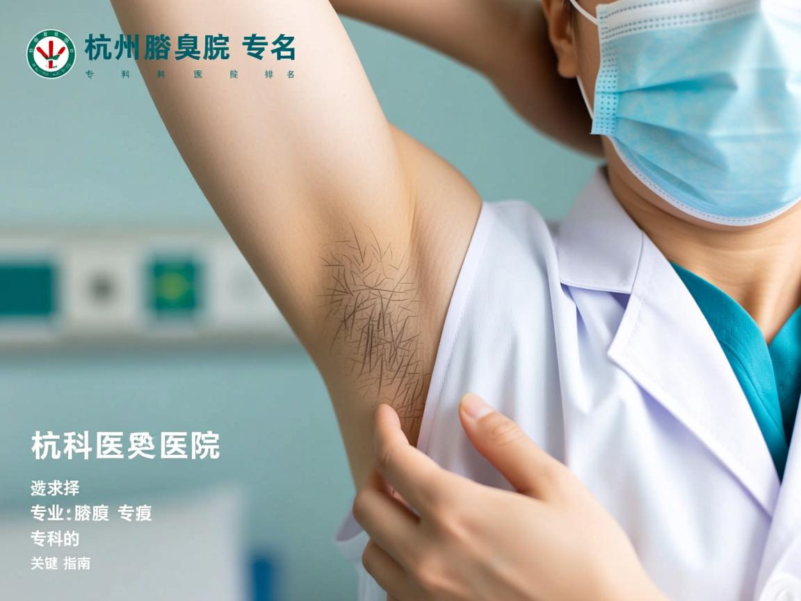 杭州腋臭专科医院排名，选择专业腋臭专科的关键指南