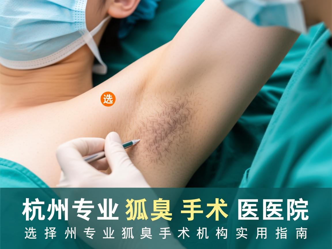 杭州专业狐臭手术医院,选择杭州专业狐臭手术机构的实用指南 杭州专业狐臭手术医院,选择杭州专业狐臭手术机构的实用指南
