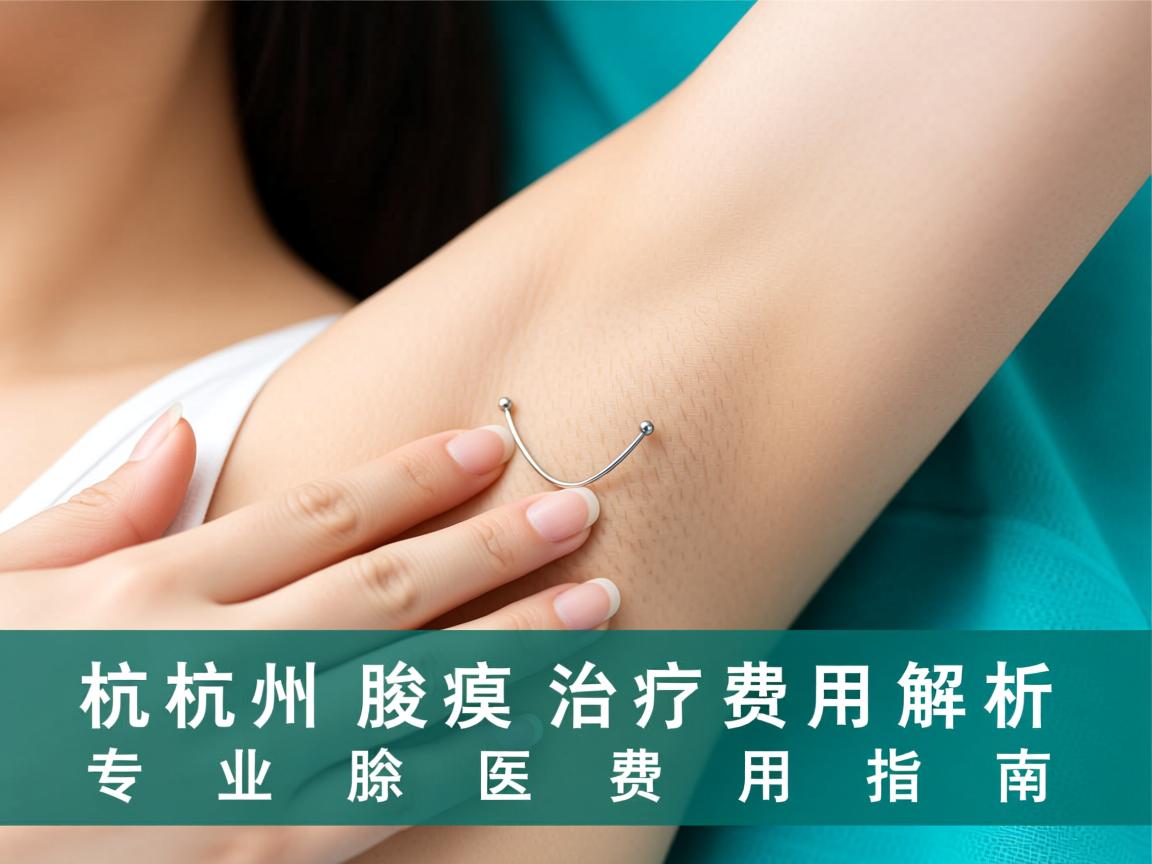 杭州腋臭治疗费用解析，专业腋臭医疗费用指南