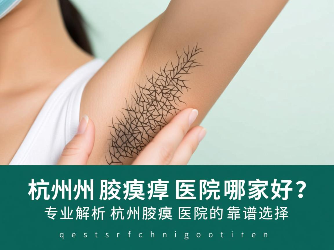 杭州腋臭医院哪家好？专业解析杭州腋臭医院的靠谱选择