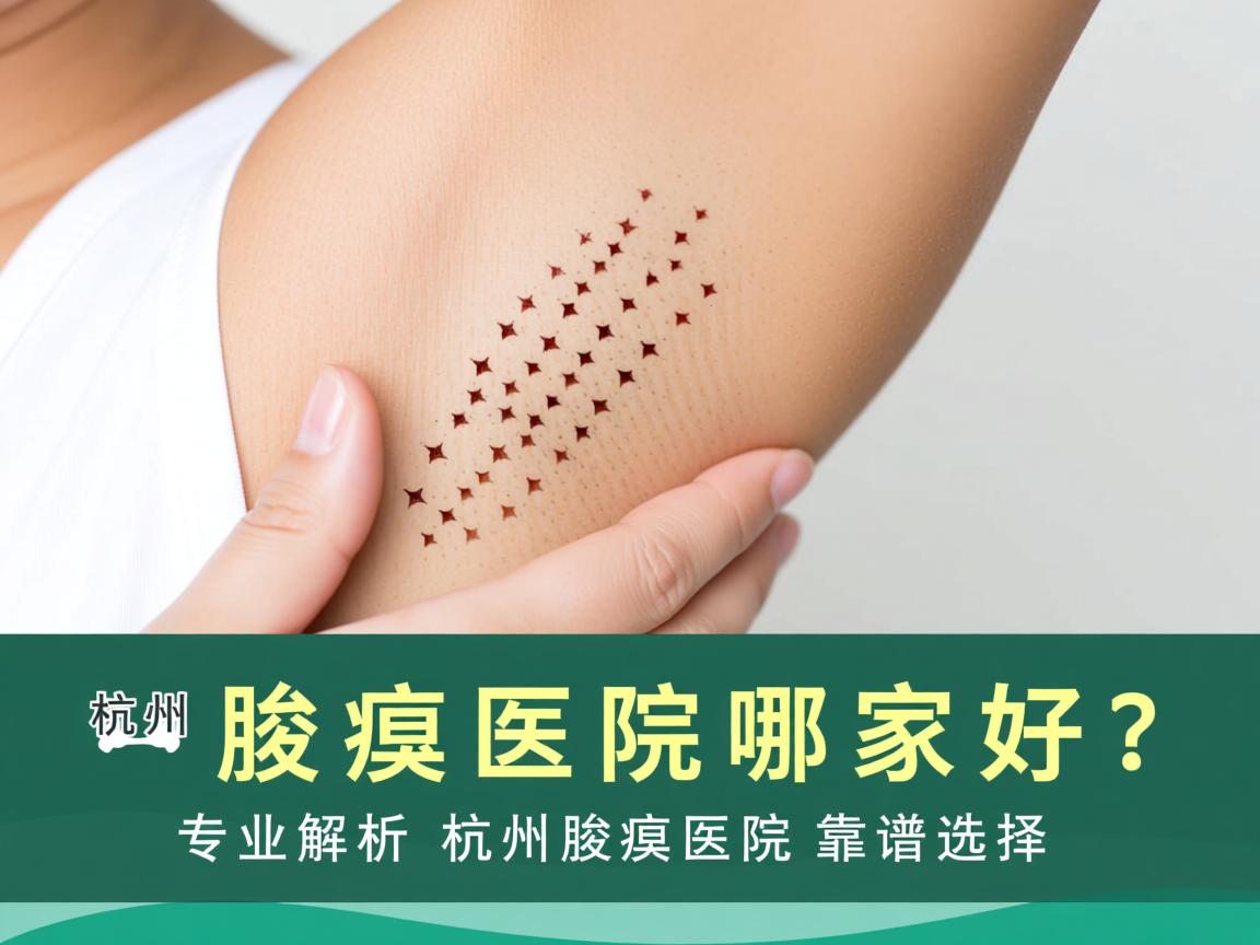 杭州腋臭医院哪家好？专业解析杭州腋臭医院的靠谱选择