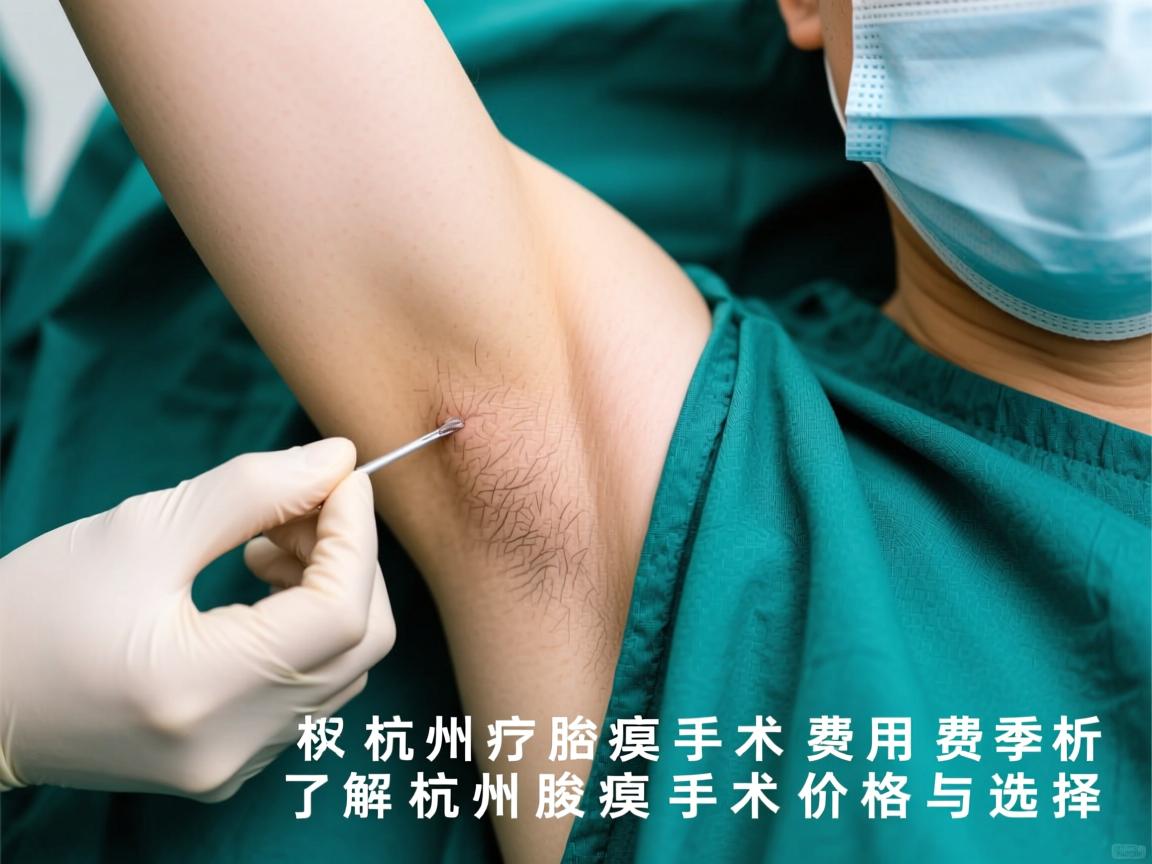 杭州腋臭手术费用解析，了解杭州腋臭手术价格与选择