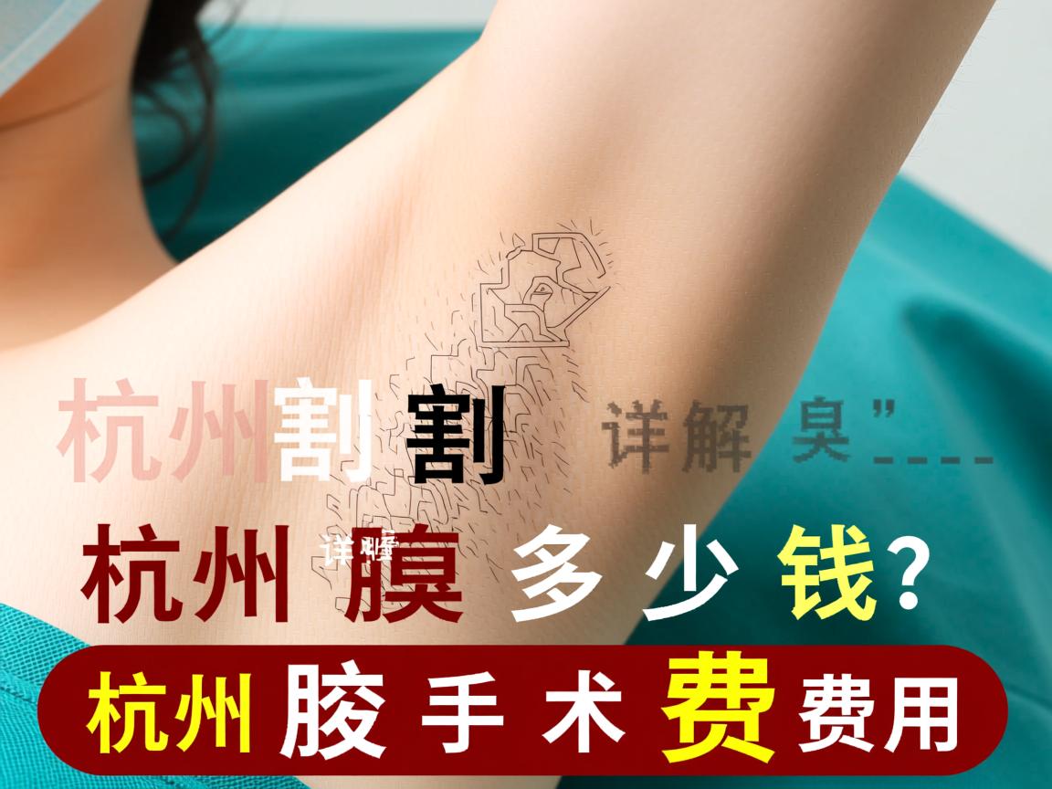 在杭州割腋臭多少钱?详解杭州腋臭手术费用 在杭州割腋臭多少钱?详解杭州腋臭手术费用