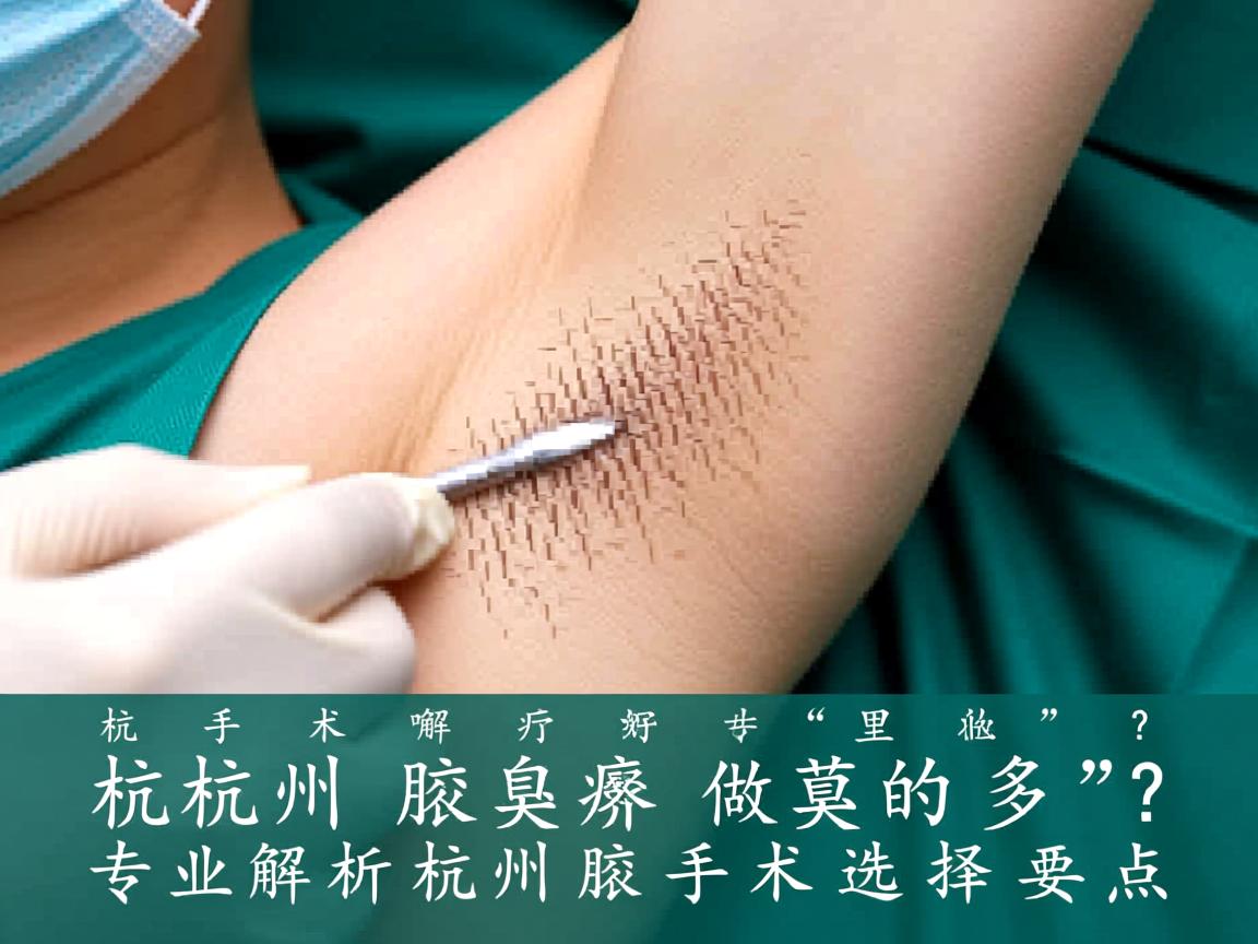杭州腋臭手术哪里做的好?专业解析杭州腋臭手术选择要点 杭州腋臭手术哪里做的好?专业解析杭州腋臭手术选择要点