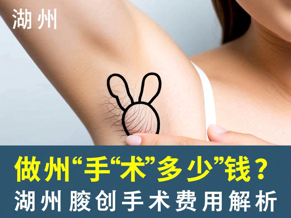 在湖州做腋臭手术多少钱？湖州腋臭微创手术费用解析