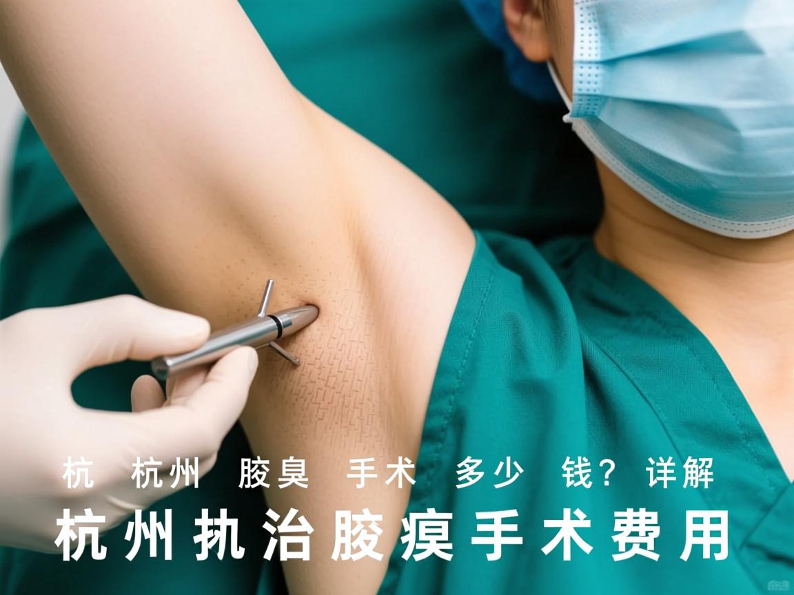 杭州腋臭手术多少钱？详解杭州治腋臭手术费用