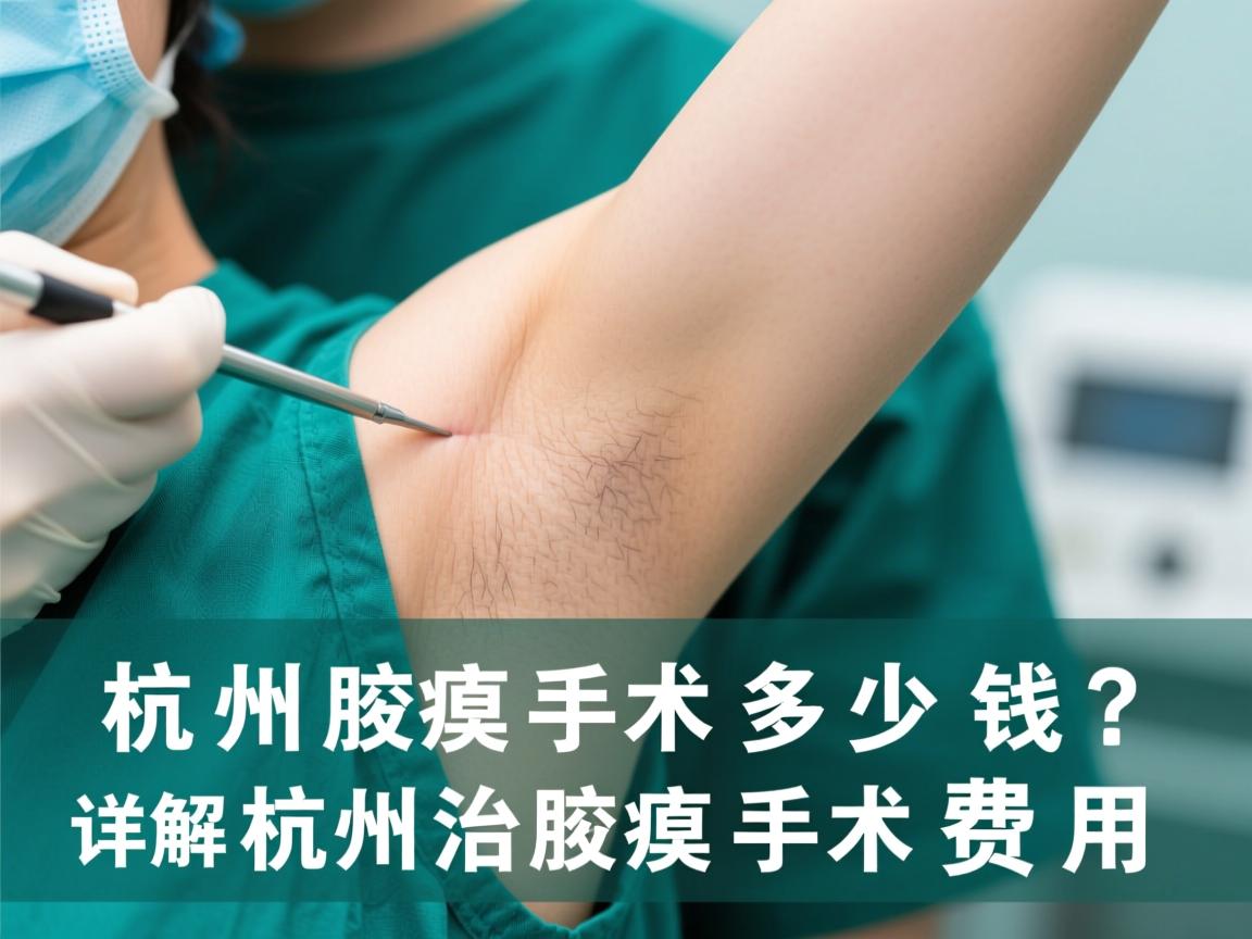 杭州腋臭手术多少钱？详解杭州治腋臭手术费用