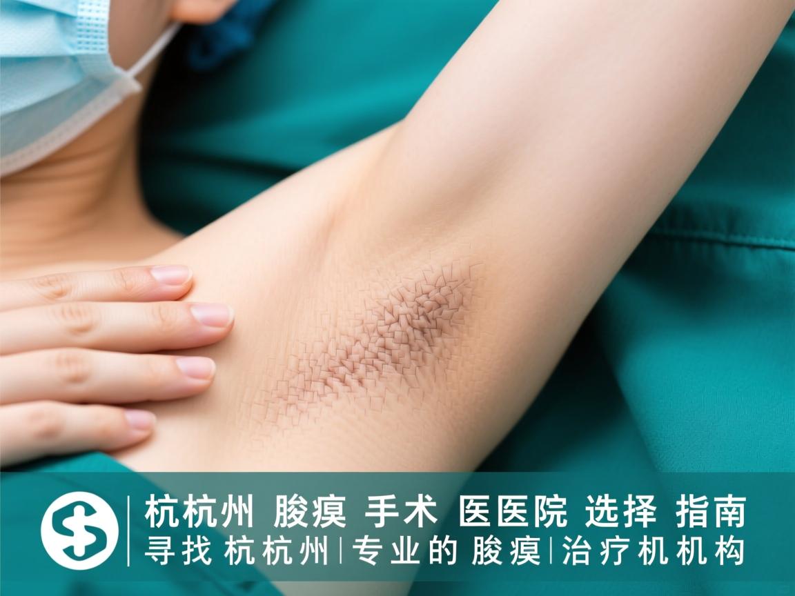 杭州腋臭手术医院选择指南，寻找杭州专业的腋臭治疗机构