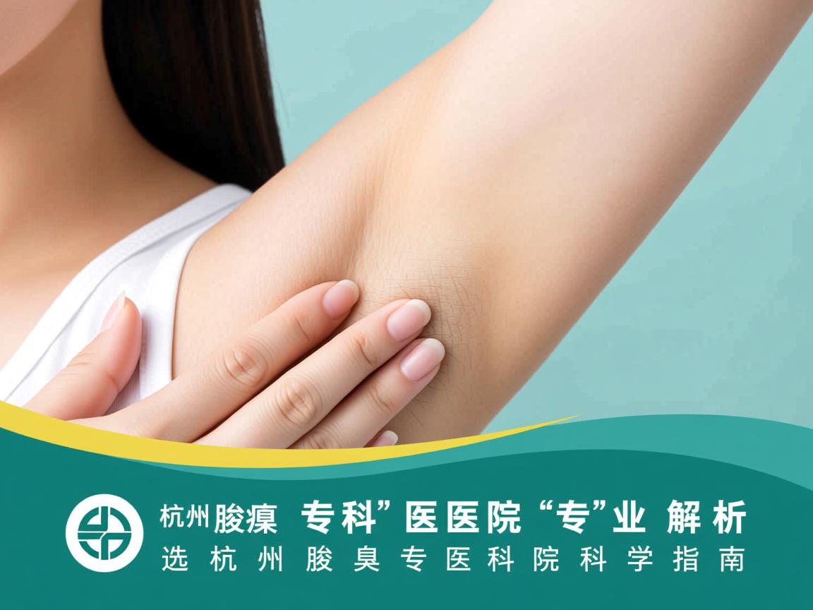 杭州腋臭专科医院专业解析，选择杭州腋臭专科医院的科学指南