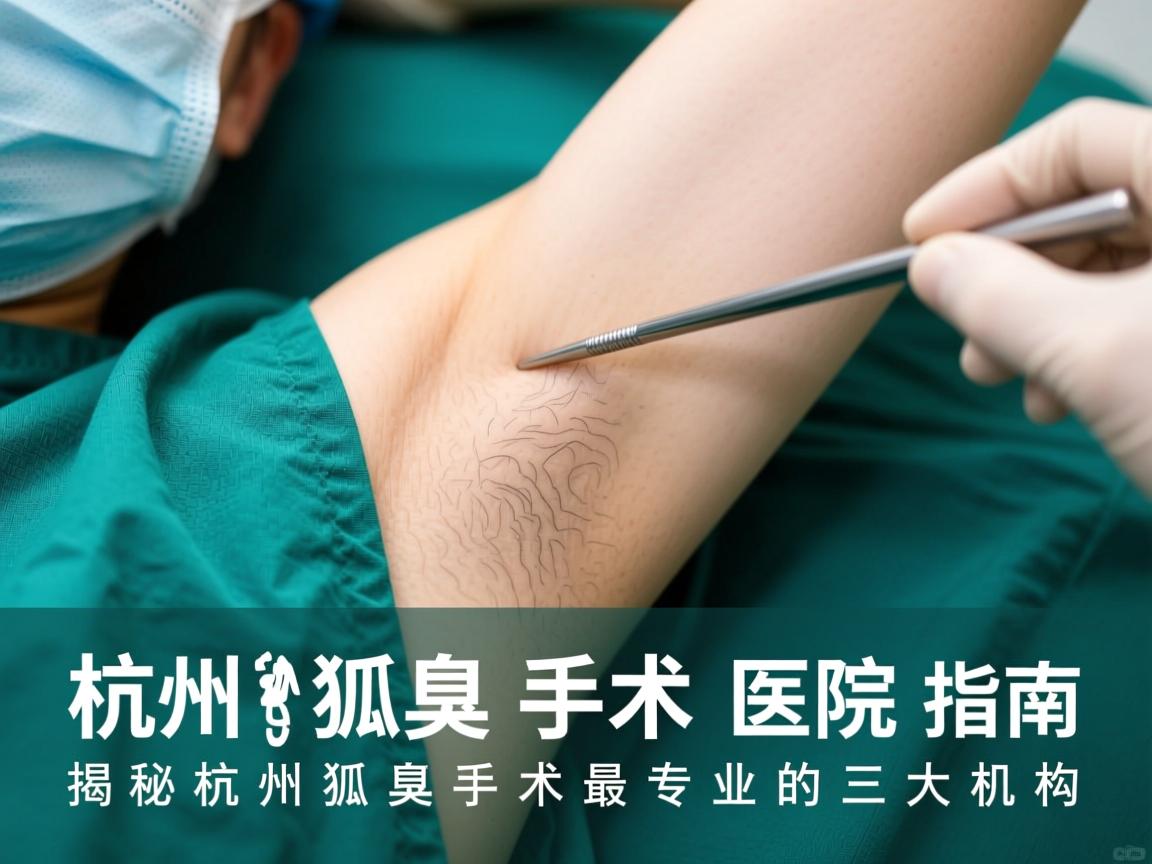 杭州狐臭手术医院选择指南，揭秘杭州狐臭手术最专业的三大机构