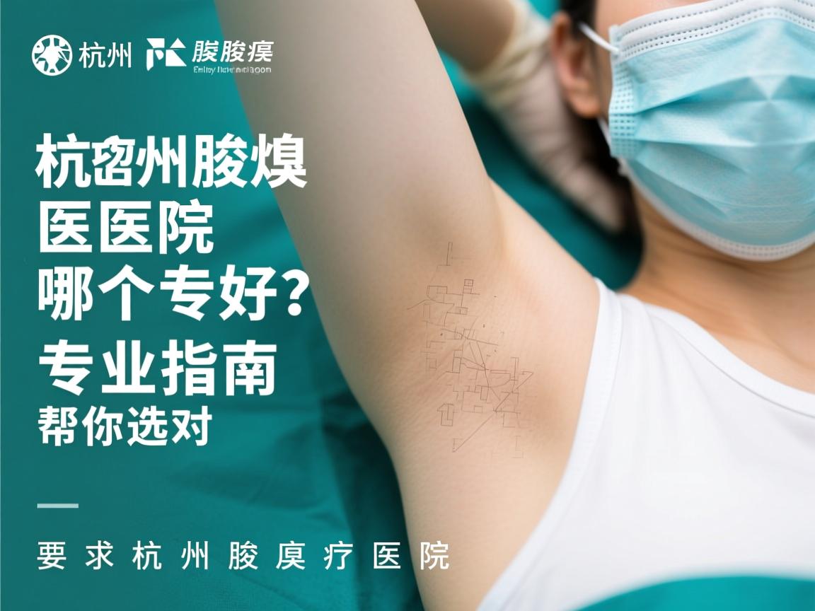 杭州腋臭医院哪个好？专业指南帮你选对杭州腋臭医院