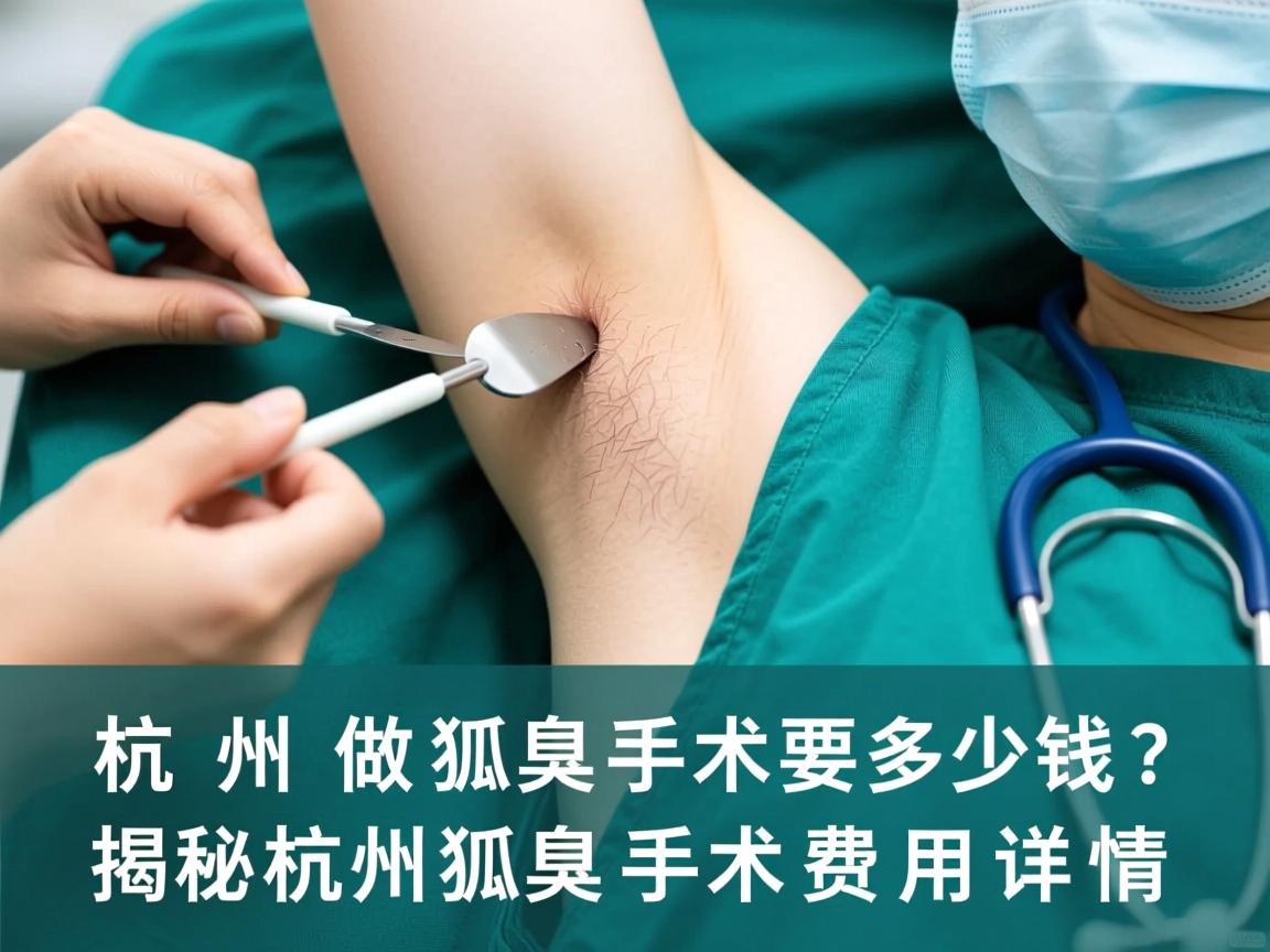 杭州做狐臭手术要多少钱?揭秘杭州狐臭手术费用详情 杭州做狐臭手术要多少钱?揭秘杭州狐臭手术费用详情