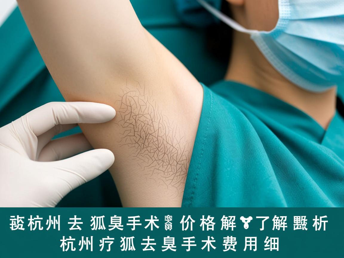 杭州去狐臭手术价格解析，了解杭州去狐臭手术费用明细