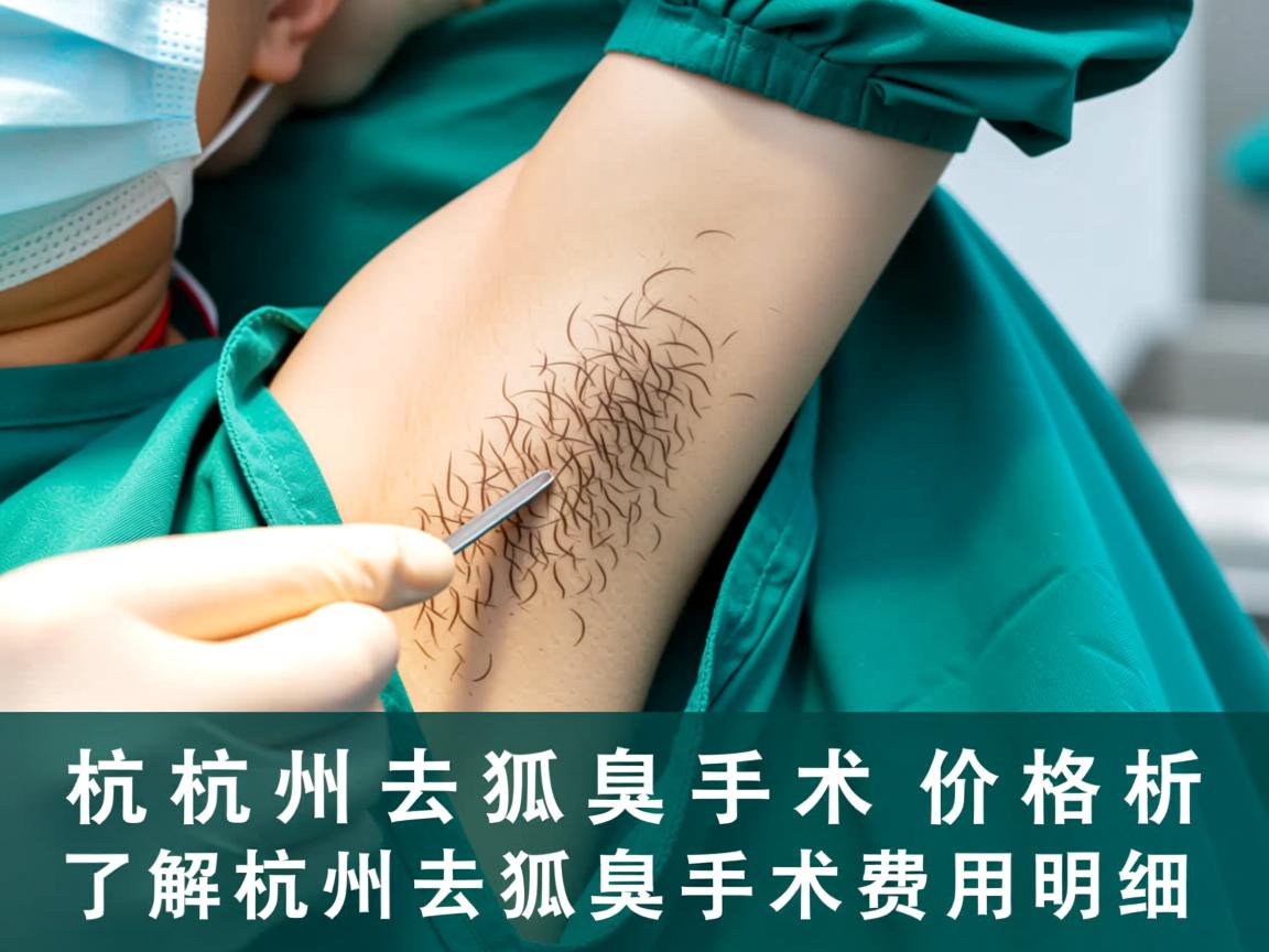 杭州去狐臭手术价格解析，了解杭州去狐臭手术费用明细